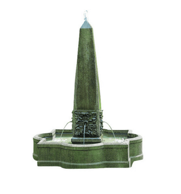 Palazzo Obelisk Outdoor Garden Fountains Fountain Campania International